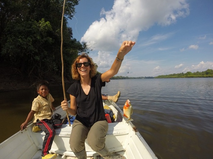 Catch the Piranhas in the Amazon River