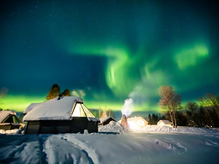 Where is best to see Northern Lights in Lapland?