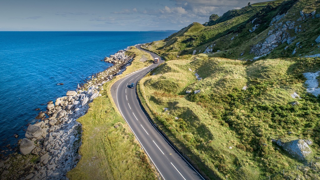How was the Causeway Coastal Route formed?