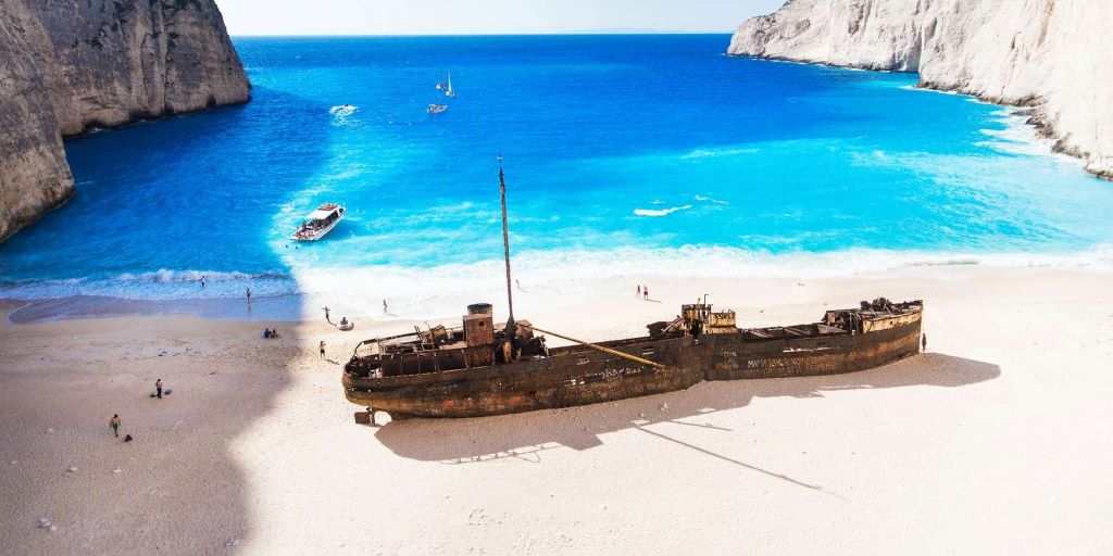 Navagio Beach, Zakynthos, Greece