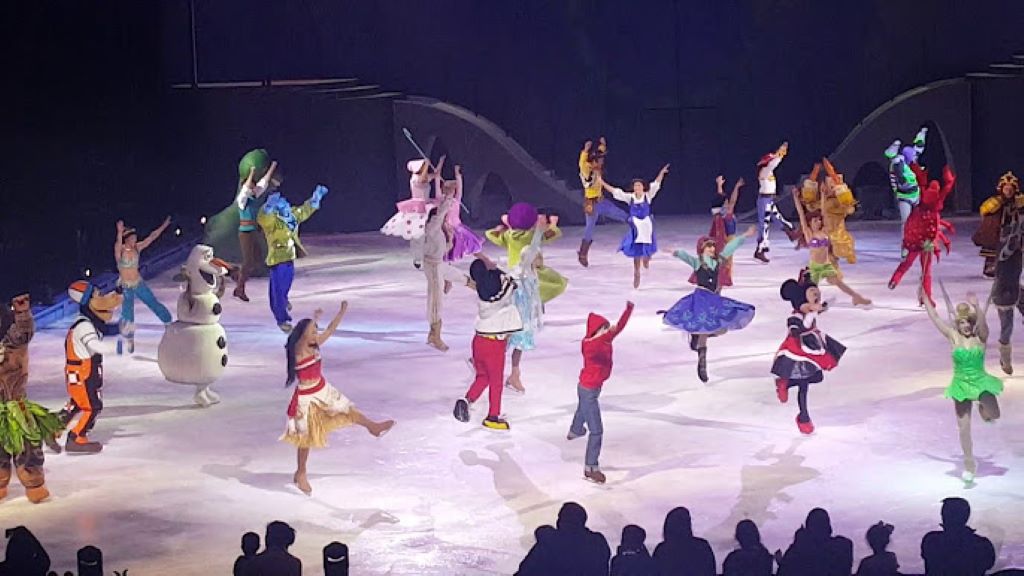 Families watching Disney On Ice at Tulsa Expo Square Pavilion October 2026