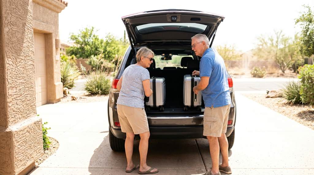 How can retirees reduce travel costs abroad